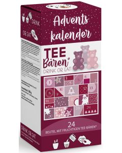 Adventskalender “Theeberen” rood